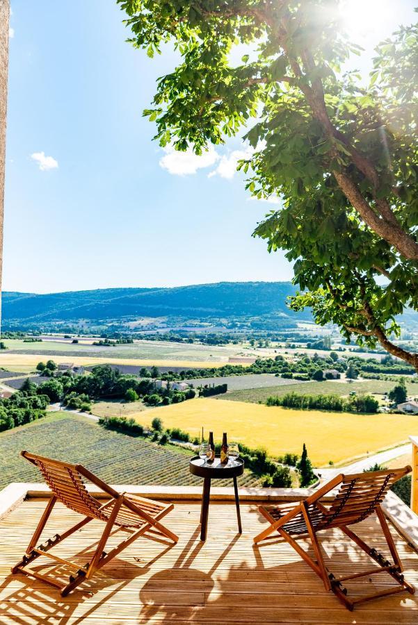 Le Nesk Ventoux - Hotel Sault-de-Vaucluse Exterior foto