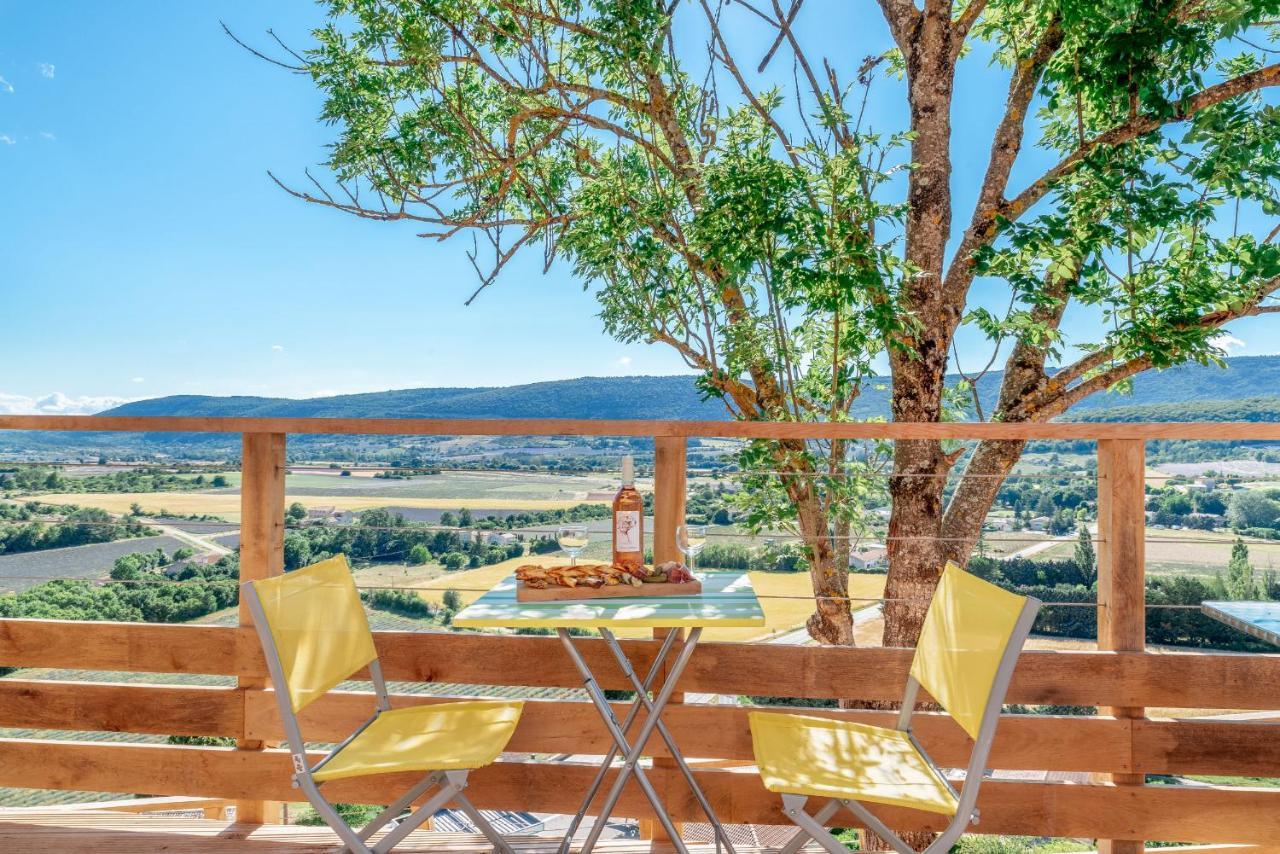 Le Nesk Ventoux - Hotel Sault-de-Vaucluse Exterior foto